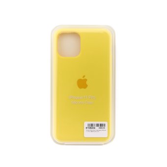  УЦ Чехол Silicone Case для iPhone 11 Pro (Жёлтый) (4) (ПУ) 
