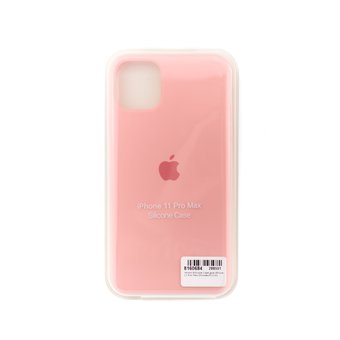  УЦ Чехол Silicone Case для iPhone 11 Pro Max (Розовый) (12) (ПУ) 