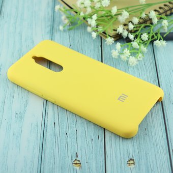  УЦ Чехол Silicone case для Xiaomi Redmi 8 жёлтый(4) (ПУ) 