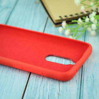  УЦ Чехол Silicone case для Xiaomi Redmi 8 красный(14) (ПУ) 