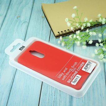  УЦ Чехол Silicone case для Xiaomi Redmi 8 красный(14) (ПУ) 