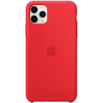  УЦ Чехол Silicone Case для iPhone 11 Pro Max (Красный) (14) (ПУ) 