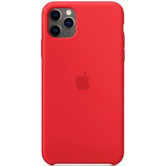  УЦ Чехол Silicone Case для iPhone 11 Pro Max (Красный) (14) (ПУ) 