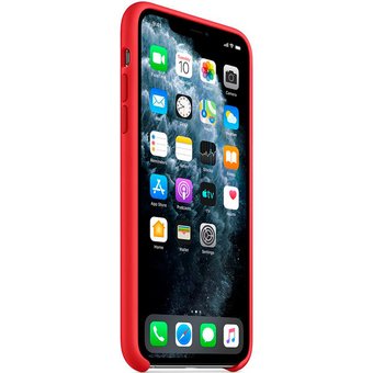  УЦ Чехол Silicone Case для iPhone 11 Pro Max (Красный) (14) (ПУ) 