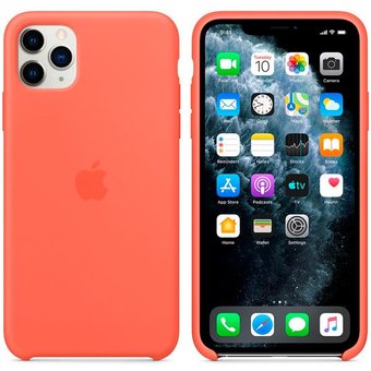  УЦ Чехол Silicone Case для iPhone 11 Pro Max (Абрикос) (2) (ПУ) 