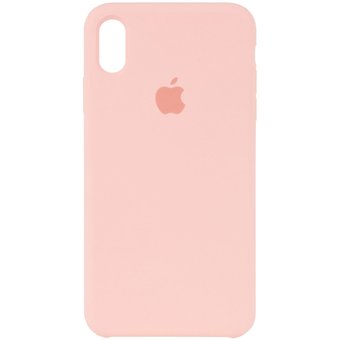  УЦ Чехол Silicone Case для iPhone XS Max (Розовый)(12) (ПУ) 