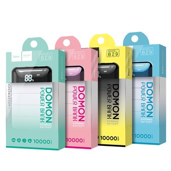  УЦ Аккумулятор внешний резервный HOCO B29 10000mAh (розовый) (ПУ) 