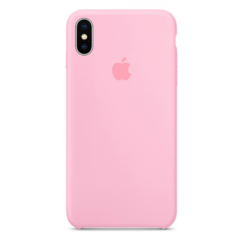  УЦ Чехол Silicone Case для iPhone X/XS (Розовый)(12) (ПУ) 