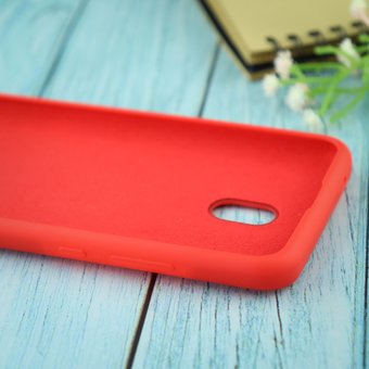  УЦ Чехол Silicone case для Xiaomi Redmi 8A красный(14) (ПУ) 