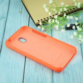  УЦ Чехол Silicone case для Xiaomi Redmi 8A оранжевый(13) (ПУ) 