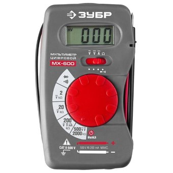  Мультиметр Зубр МХ-600 