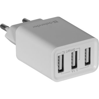 СЗУ Defender UPA-31 5V/3.1A 3XUSB 83587 