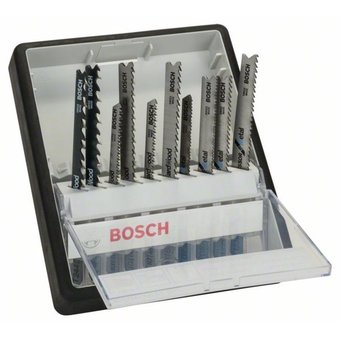  Набор пилок универсальные Bosch Robust Line 10пред. (лобзики) 2607010574 