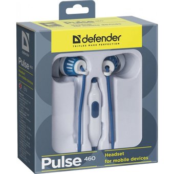  Наушники Defender Pulse 460 Blue/White (63461) 