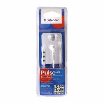  Наушники Defender Pulse 451 White (63451) 
