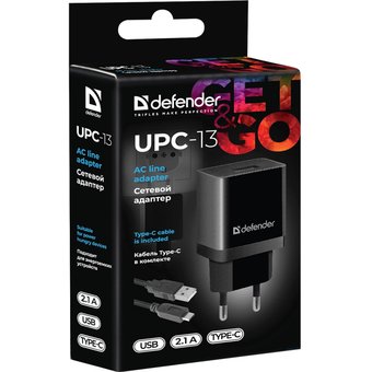  СЗУ Defender UPC-13 5V/2.1A 1XUSB 83559 
