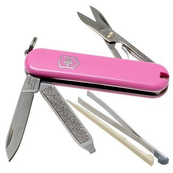  Нож перочинный Victorinox Classic SD (0.6223.51) 58мм 7функций светло-розовый 