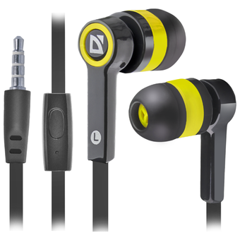 Наушники Defender Pulse 420 Black/Yellow (63421) 