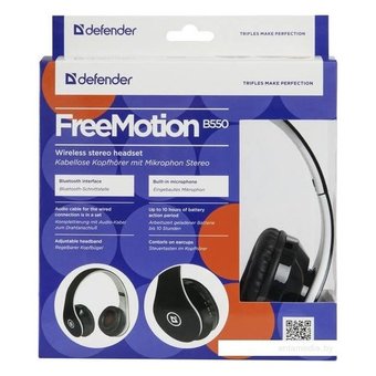  Наушники bluetooth Defender Freemotion B550 Black (63550) 