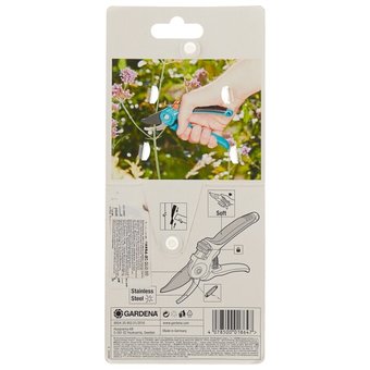  Секатор плоскостной Gardena B/S малый синий/черный (08854-20.000.00) 