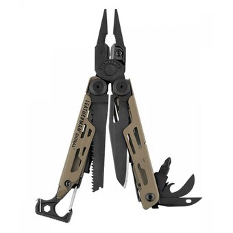  Мультитул Leatherman Signal Coyote (832404) 19функций коричневый карт.коробка 