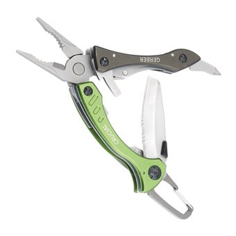  Мультитул Gerber Crucial (1013993) 91.4мм 7функций зеленый/черный 