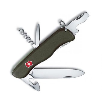  Нож перочинный Victorinox Outrider (0.8513.4R) 111мм 14функций зеленый карт.коробка 