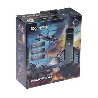  Наушники Defender Gaming Warhead G-160 Black/Blue (64118) 
