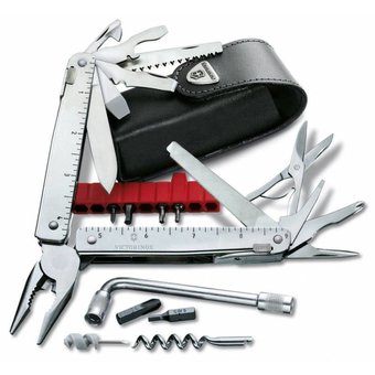  Мультитул Victorinox SwissTool X Plus (3.0338.L) 115мм 39функций серебристый карт.коробка 