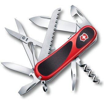  Нож перочинный Victorinox EvoGrip S17 (2.3913.SC) 85мм 15функций красный/черный карт.коробка 
