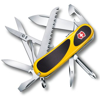  Нож перочинный Victorinox EvoGrip 18 (2.4913.C8) 85мм 15функций желтый/черный карт.коробка 