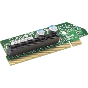  Плата расширения Supermicro (RSC-R1UW-E8R) 1U RHS WIO Riser card with one PCI-E x8 slot 