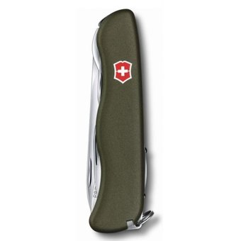  Нож перочинный Victorinox Outrider (0.8513.4R) 111мм 14функций зеленый карт.коробка 