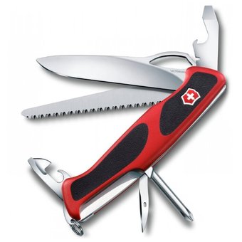  Нож перочинный Victorinox RangerGrip 78 (0.9663.MC) 130мм 12функций красный/черный карт.коробка 