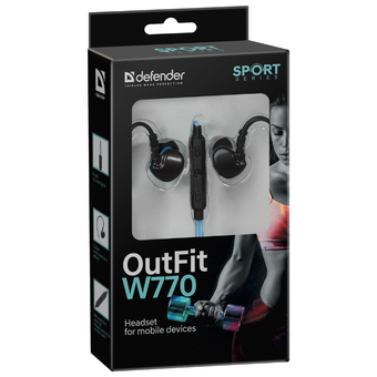  Наушники Defender Outfit W770 Black/Blue (63771) 