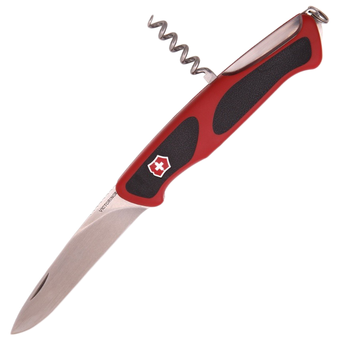 Нож перочинный Victorinox RangerGrip 52 (0.9523.C) 130мм 5функций красный/черный карт.коробка 