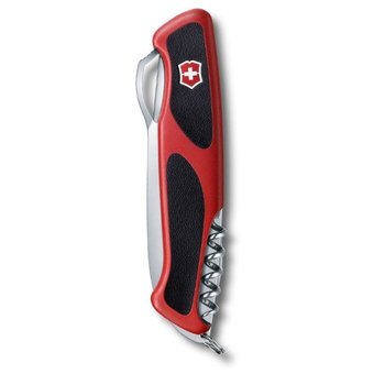  Нож перочинный Victorinox RangerGrip 63 (0.9523.MC) 130мм 5функций красный/черный карт.коробка 