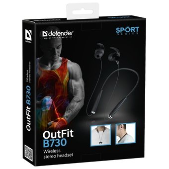  Наушники bluetooth Defender Outfit B730 Black (63730) 