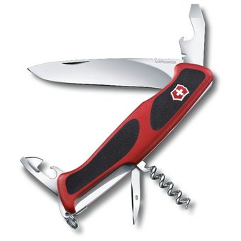  Нож перочинный Victorinox RangerGrip 68 (0.9553.C) 130мм 11функций красный/черный карт.коробка 