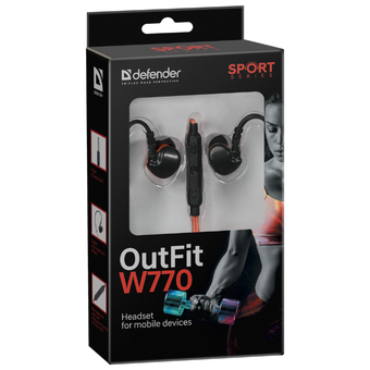  Наушники Defender Outfit W770 Black/Orange (63772) 