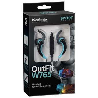  Наушники Defender Outfit W765 Grey/Blue (63766) 