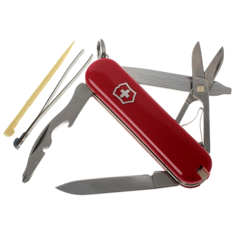  Нож перочинный Victorinox Rambler (0.6363) 58мм 10функций красный 