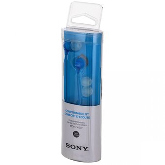 Наушники Наушники Sony MDR-EX15APL синий 