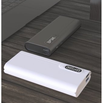  УЦ Аккумулятор внешний резервный Aspor A357 10000 mAh (IQ) белый ПУ 