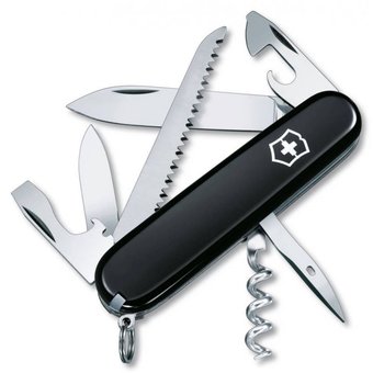  Нож перочинный Victorinox Camper (1.3613.3R) 91мм 13функций черный карт.коробка 