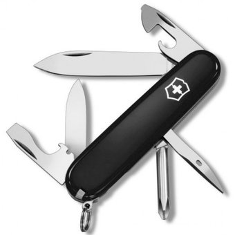  Нож перочинный Victorinox Tinker (1.4603.3R) 91мм 12функций черный подар.коробка 