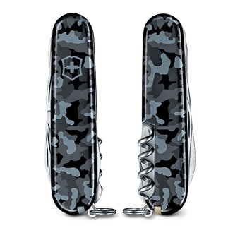  Нож перочинный Victorinox Huntsman (1.3713.942) 91мм 15функций морской камуфляж 