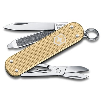  Нож перочинный Victorinox Alox Classic (0.6221.L19) 58мм 5функций золотистый 