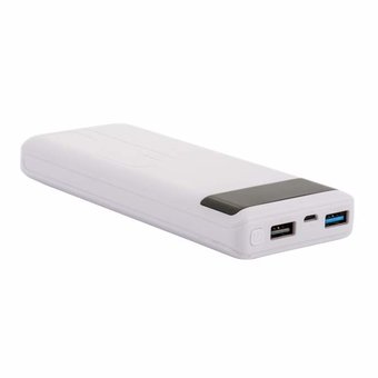  УЦ Аккумулятор внешний резервный Aspor A349 12000 mAh (IQ) белый ПУ 