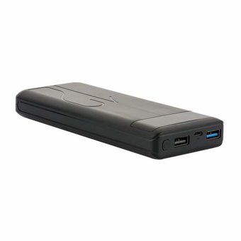  УЦ Аккумулятор внешний резервный Aspor A349 12000 mAh (IQ) черный ПУ 